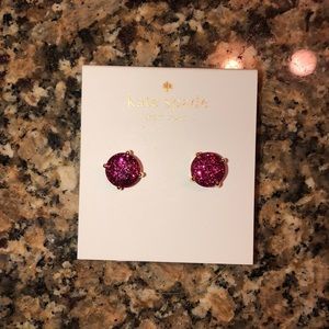 Kate spade pink sparky earrings NWT